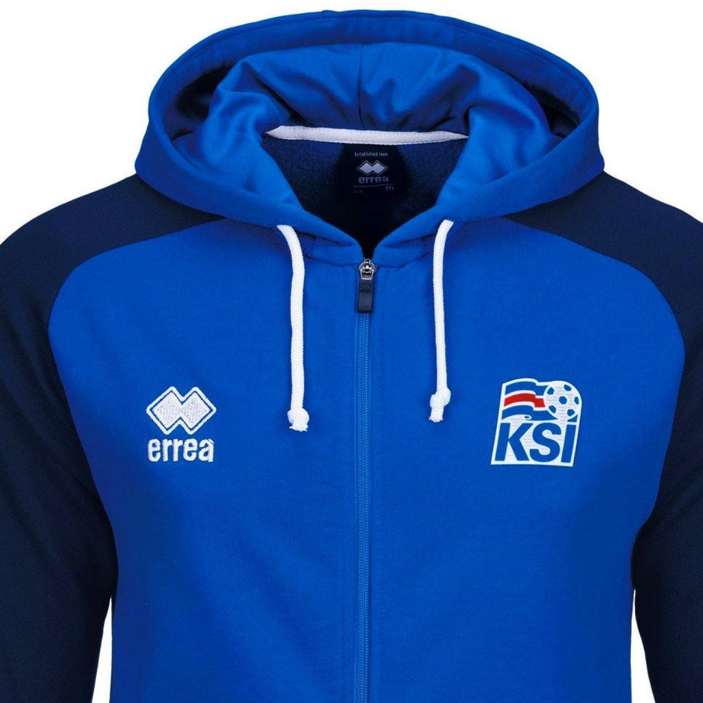 Iceland World Cup Hooded Presentation Soccer Tracksuit 2018/19 - Errea