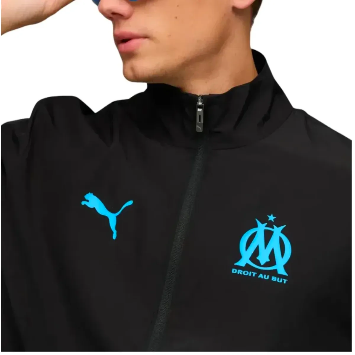 Olympique Marseille woven Casual soccer tracksuit 2025/26 - Puma