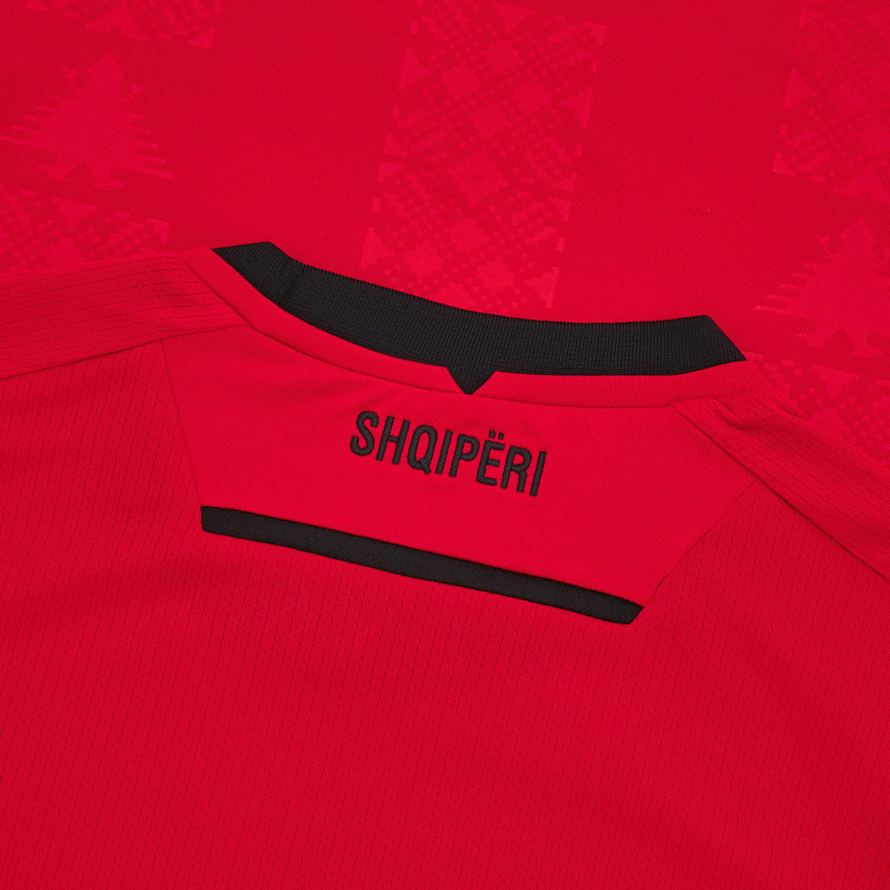 Albania national team Home soccer jersey 2024/25 - Macron