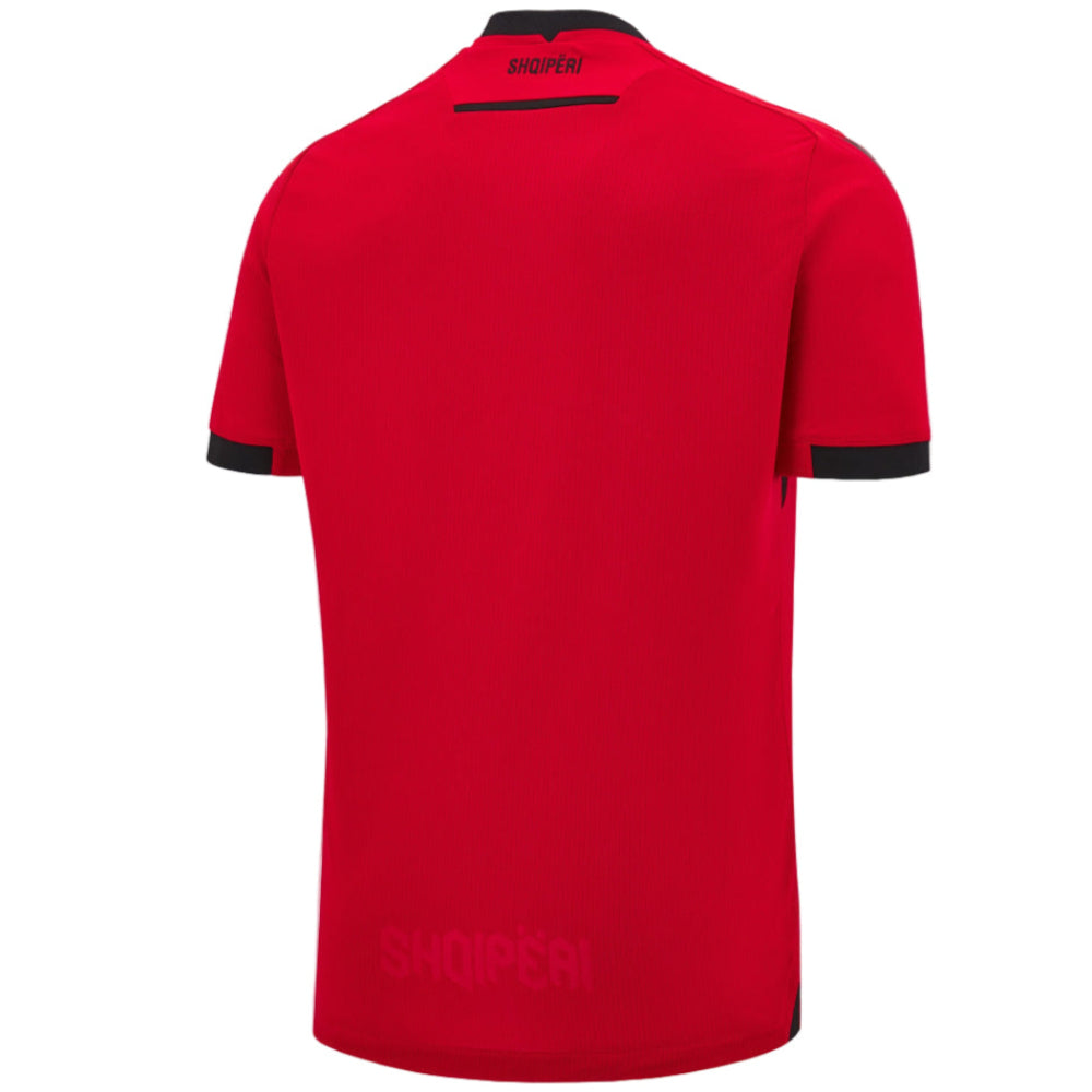 Albania national team Home soccer jersey 2024/25 - Macron
