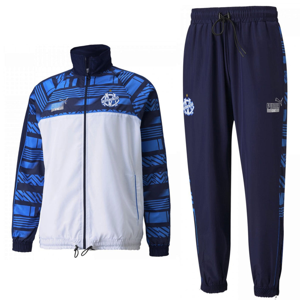 Olympique Marseille FTBL woven presentation tracksuit 2022 - Puma