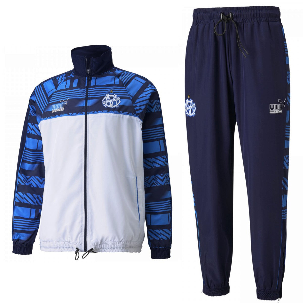 Olympique Marseille FTBL woven presentation tracksuit 2022 - Puma